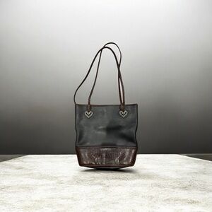 Brighton Black and Brown Shoulder Bag